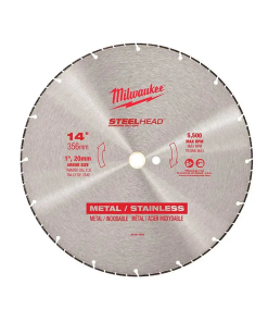DISCO DE CORTE 14" P/METAL STEELHEAD  MILWAUKEE