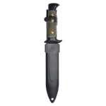 CUCHILLO DE CACERIA ALCE C/SIERRA MG NGRO/OLIVO