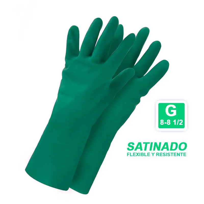 GUANTES MULTIUSOS # 8 - 8.5 VERDE