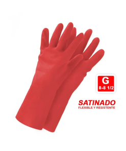 GUANTES MULTIUSOS #  8 - 8.5 ROJO