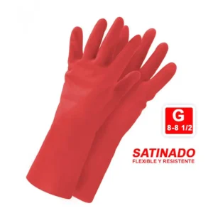 GUANTES MULTIUSOS #  8 - 8.5 ROJO