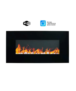 CHIMENEA ELECTRICA MILAN P/CASA INTELIGENTE 127V