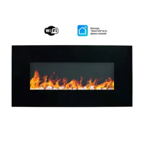 CHIMENEA ELECTRICA MILAN P/CASA INTELIGENTE 127V