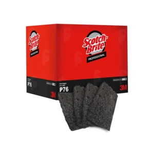 FIBRA NEGRA SCOTCH-BRITE® P/USO RUDO Y COCHAM 12PZ