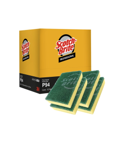 FIBRA ESPONJA VERDE DUAL P/LIMPIEZA GRAND 12PZAS