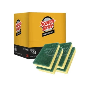 FIBRA ESPONJA VERDE DUAL P/LIMPIEZA GRAND 12PZAS