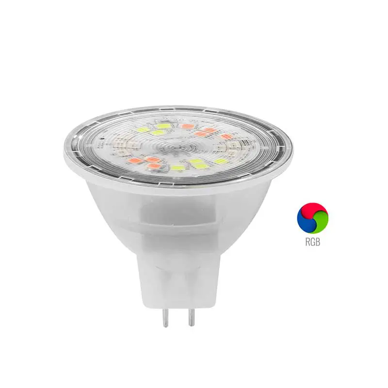 FOCO 3.0W T. MR16 LED RGB GX5.3 20MHRS TECNOLITE