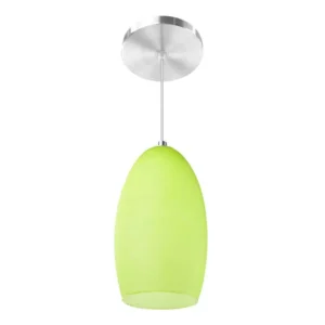 CANDIL VIDRIO SOPLADO DECORADO 1 X E26 VERDE