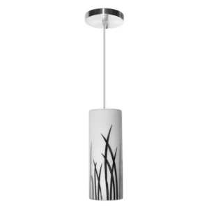 CANDIL VIDRIO MATE DECORADO TERM. CEPILLADO CL8009