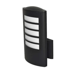 ARBOTANTE DE ALUMINIO E27 26W NEGRO