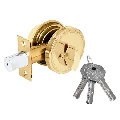 CERROJO LLAVE MARIPOSA ALT/SEG L/BRILLANTE BLISTER