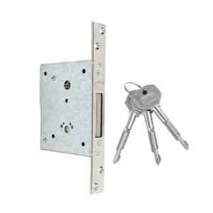 CERRADURA X-1100 ALTA SEG/ LLAVE TETRA 3PASOS CROM