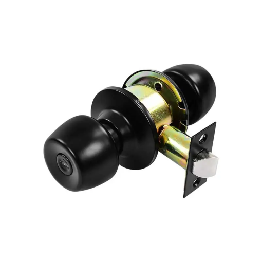 CERRADURA POMO BRANDY WIN BAÑO NEGRA