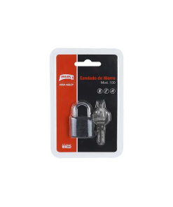 CANDADO #   25 MM. NEGRO GC HIERRO 100 BLIST PHL