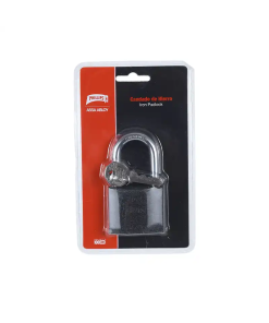 CANDADO #   49 MM. NEGRO GL HIERRO 104 BLISTE PHL