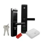 CERRADURA DIGITAL YMF40A +MÓDULO + HUB NEGRA YAL