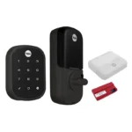 CERRADURA DIGITAL YRD256 +MODULO+HUB NEGRA YALE