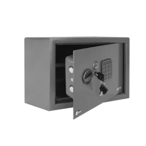 CAJA FUERTE DIGITAL HOTELERA MED GRIS YALE