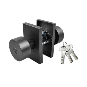 CERRADURA POMO ALT SEG REC/ENT GUNMETAL SANTA FE