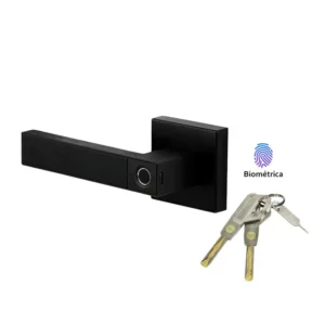 CERRADURA MANIJA CASTELLI BIOMETRICA NEGRA