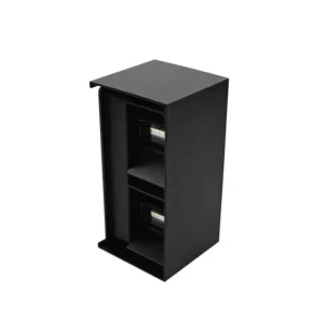 ARBOTANTE D/PARED INTERIOR/EXTERIOR NEGRO LED30