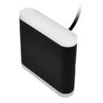 ARBOTANTE D/PARED INTERIOR/EXTERIOR NEGRO LED6000K