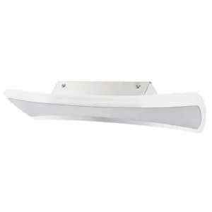 LUMINARIO RECTANGULAR P/PARED 18W LED A/INOX CROMO