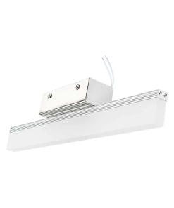 LUMINARIO RECTANGULAR P/PARED 7W LED A/INOX CROMO