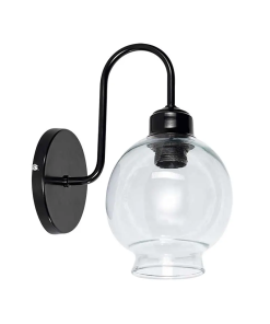 ARBOTANTE D/PARED INTERIOR/EXTERIOR NEGRO