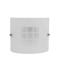 ARBOTANTE ACERO VIDRIO MATE DECORADO TERM. CROMO