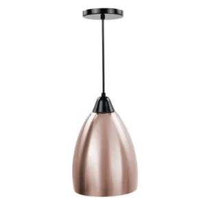 CANDIL DE VIDRIO SOPLADO COBRE/NEGRO