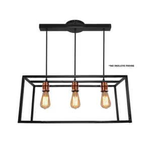 CANDIL DE REJILLA  ACERO NEGRO/COBRE