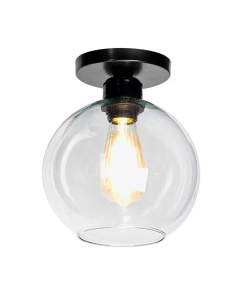 CANDIL CUERPO VIDRIO SOPLADO TRANSPARENTE