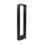 MINIPOSTE DE ALUMINIO LED 10W P/EXT NEGRO