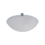 PLAFON DE CRISTAL MARMOLEADO BLANCO