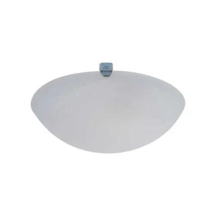 PLAFON DE CRISTAL MARMOLEADO BLANCO