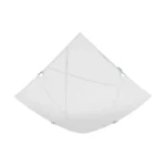 PLAFON CUADRADO 2 PZAS MATE DECORADO PF7003CH DUO