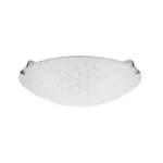 PLAFON LED REDONDO 18W CRITAL CRAQUELADO L/BLANCA