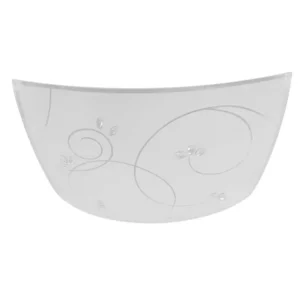 PLAFON CUADRADO BLANCO DECORADO