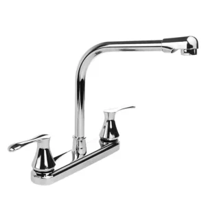 MEZCLADORA P/FREGADERO 8" C/MLS MANIJA SATIN