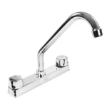 MEZCLADORA P/FREGADERO 8" C/MLS QUEN CROMO
