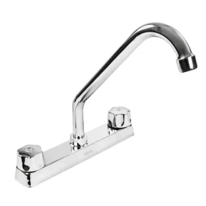 MEZCLADORA P/FREGADERO 8" C/MLS QUEN CROMO