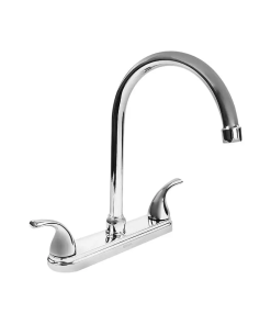 MEZCLADORA P/FREGADERO 8" C/MLS PALANCA CUE/CURVO