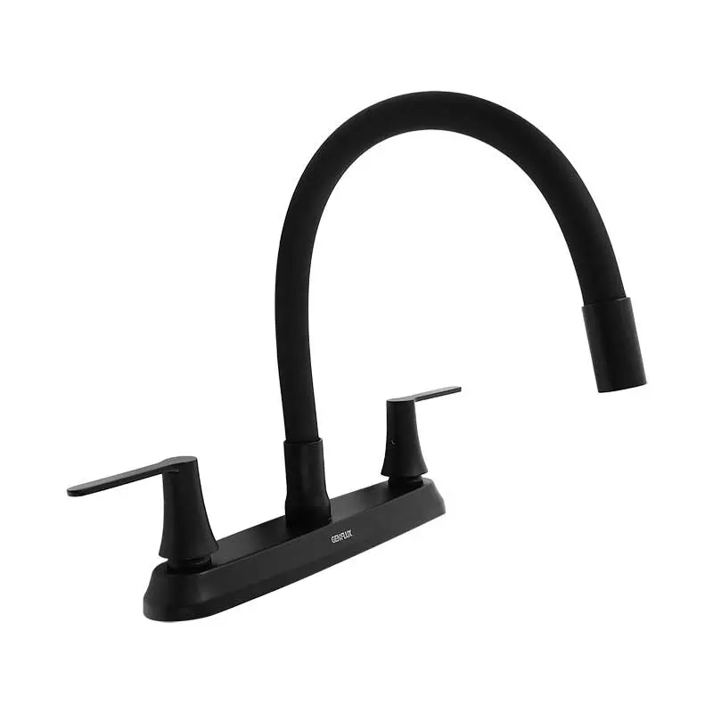 MEZCLADORA P/FREGADERO 8" C/MLS C/FLEX A/INOX NGA