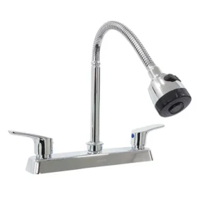 MEZCLADORA P/FREGADERO 8" C/MLS PALANCA REGADERA