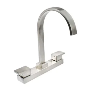 MEZCLADORA P/FREGADERO 8" C/MLS PALANCA SATIN