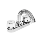 MEZCLADORA P/LAVABO 4" C/MLS METALICO GENFLUX