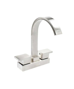 MEZCLADORA P/LAVABO 4" C/MLS PALANCA SATIN