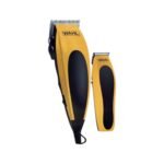 Máquina Wahl Combo Cortadora + Terminadora Clip Groom 22 Piezas - Color Amarillo/Negro