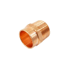 CONECTOR RCA. exterior . 13 MM. 1/2"  NACOBRE macho